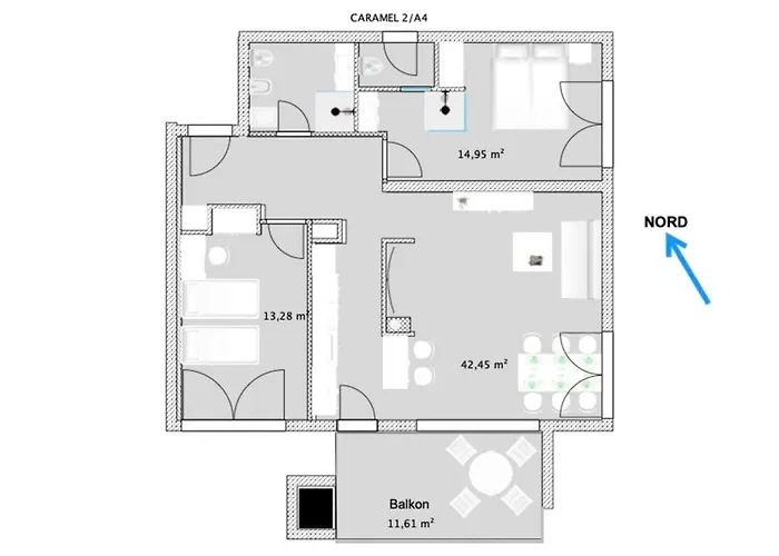 Geschmacksvolle Mit Pool Nur 60 M Vom Fuer Bis 5 Personen *